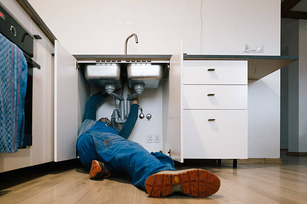 Professional Drain Cleaning technician working in Hillsborough, NJ